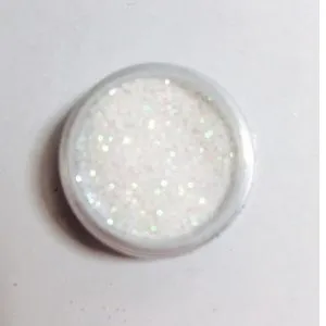 Escarcha glitter blanco