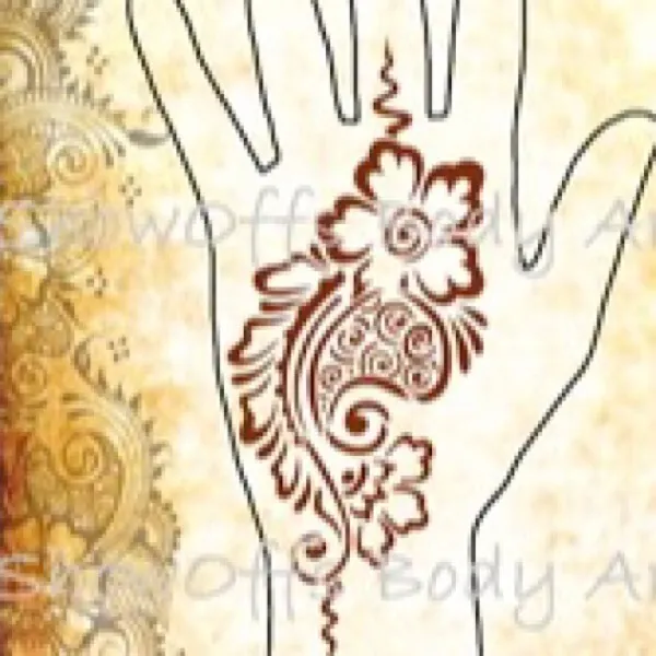 Plantilla henna