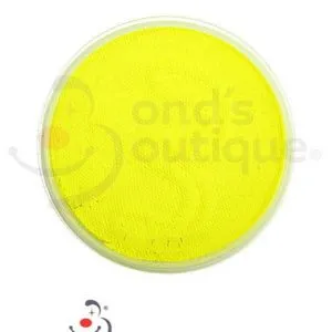 Maquillaje aquabond amarillo neon