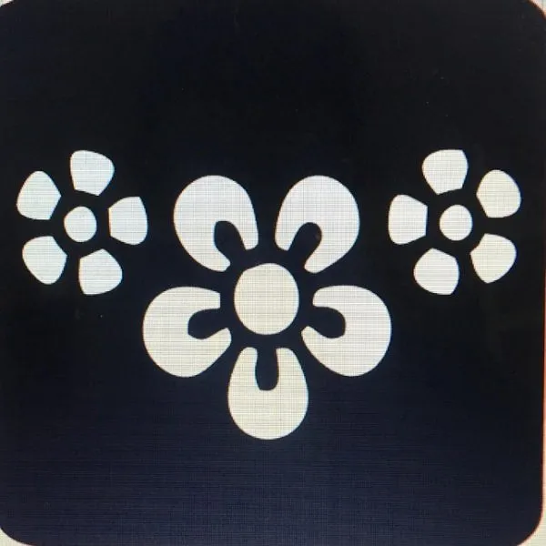 Plantillas de Vinil para Glitter Tattoo FP011 | Tatuajes Temporales Brillantes y Personalizados – También Ideales para Maquillaje Artístico
