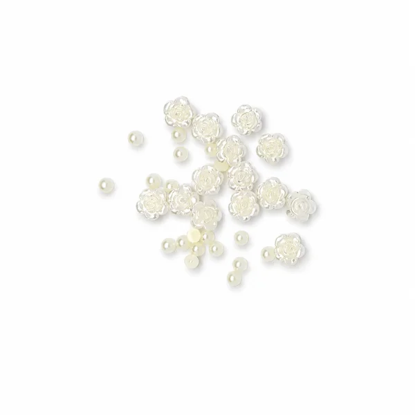 Gemas Acrílicas 3D Perlita Rosa Nacar | Gemas Decorativas sin Adhesivo – 25 Piezas Aprox.