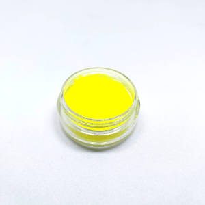 Escarcha cosmética amarillo neón