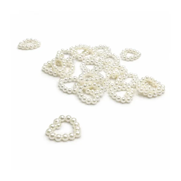 Gemas Acrílicas 3D Corazón | Gemas Decorativas sin Adhesivo – 20 Piezas Aprox.