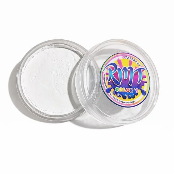 Maquillaje Agua RMT Colors 45g - Color Blanco | Pintura Hipoalergénica de Base Agua para Pinta Caritas y Body Painting
