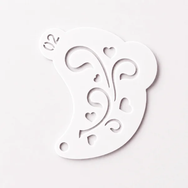 Plantilla Fantasy Moon 02 | Plantilla Plástica Flexible para Pintura Facial y Corporal – Ideal para Diseño de Ojos y Más