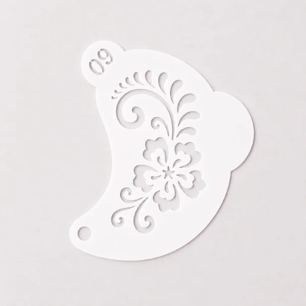 Plantilla Fantasy Moon 09 | Plantilla Plástica Flexible para Pintura Facial y Corporal – Ideal para Diseño de Ojos y Más
