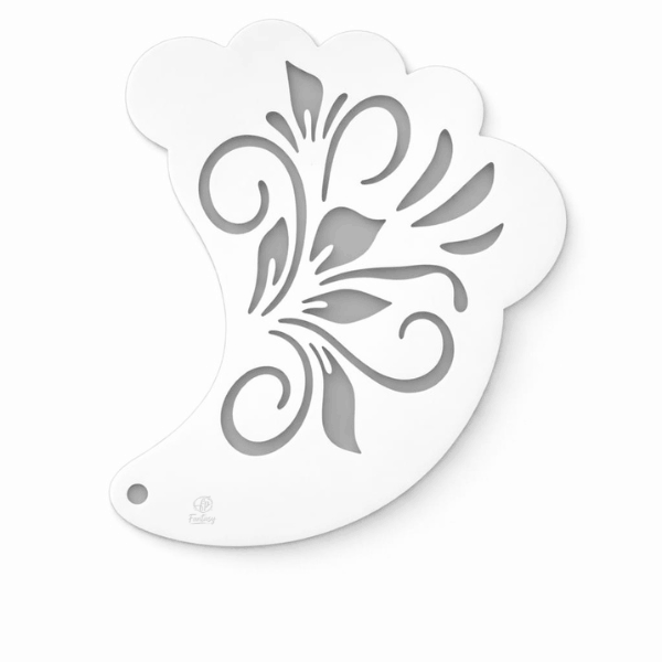Plantilla Fantasy Ala 002 | Plantilla Plástica Flexible para Pintura Facial y Corporal – Ideal para Diseño de Ojos y Más