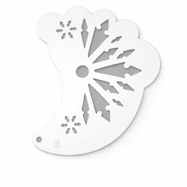 Plantilla Fantasy Ala 005 | Plantilla Plástica Flexible para Pintura Facial y Corporal – Ideal para Diseño de Ojos y Más