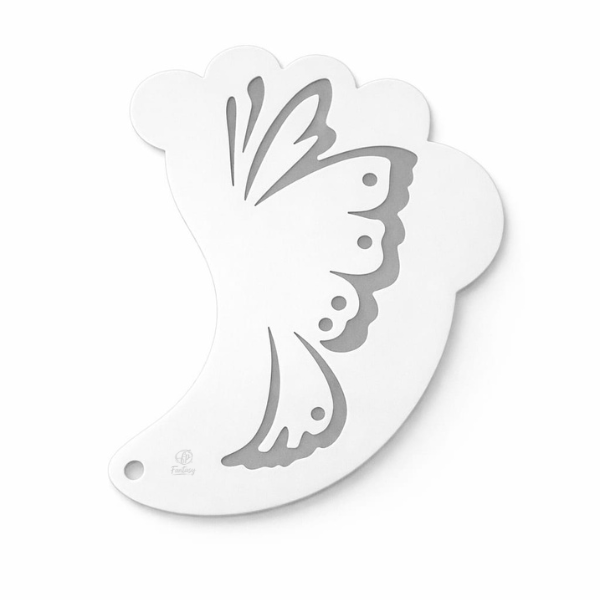 Plantilla Fantasy Ala 009 | Plantilla Plástica Flexible para Pintura Facial y Corporal – Ideal para Diseño de Ojos y Más