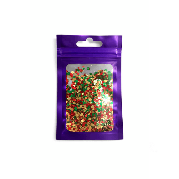 Confetti Decorativo Holográfico Fiesta | Figuras Brillantes para Decoración en Maquillaje Artístico y Cabello