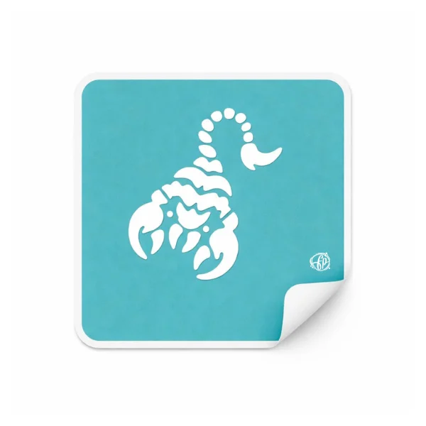 Plantillas de Vinil para Glitter Tattoo FP156 | Tatuaje Temporal Brillante y Personalizado – También Ideal para Maquillaje Artístico